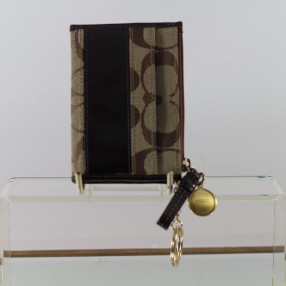 Brown Coach change purse/cards - keys - Picture 5 of 8